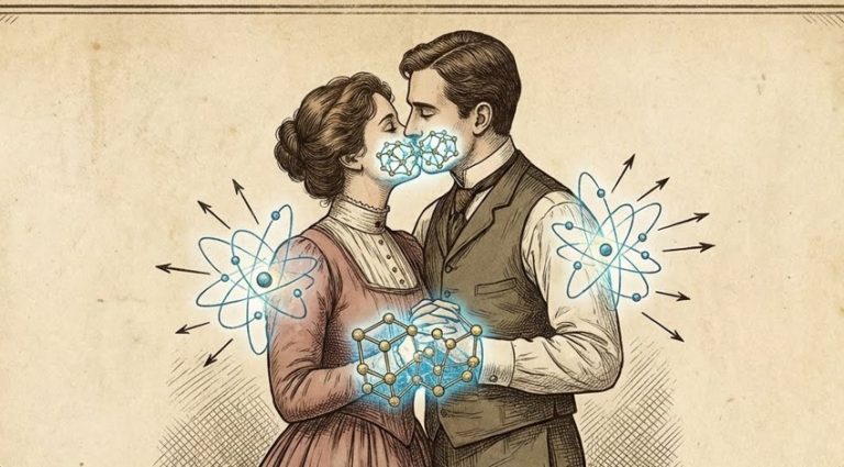 Sevdiklerinize sarıldığınızda aslında sadece elektron bulutu etkileşimini hissedersiniz.